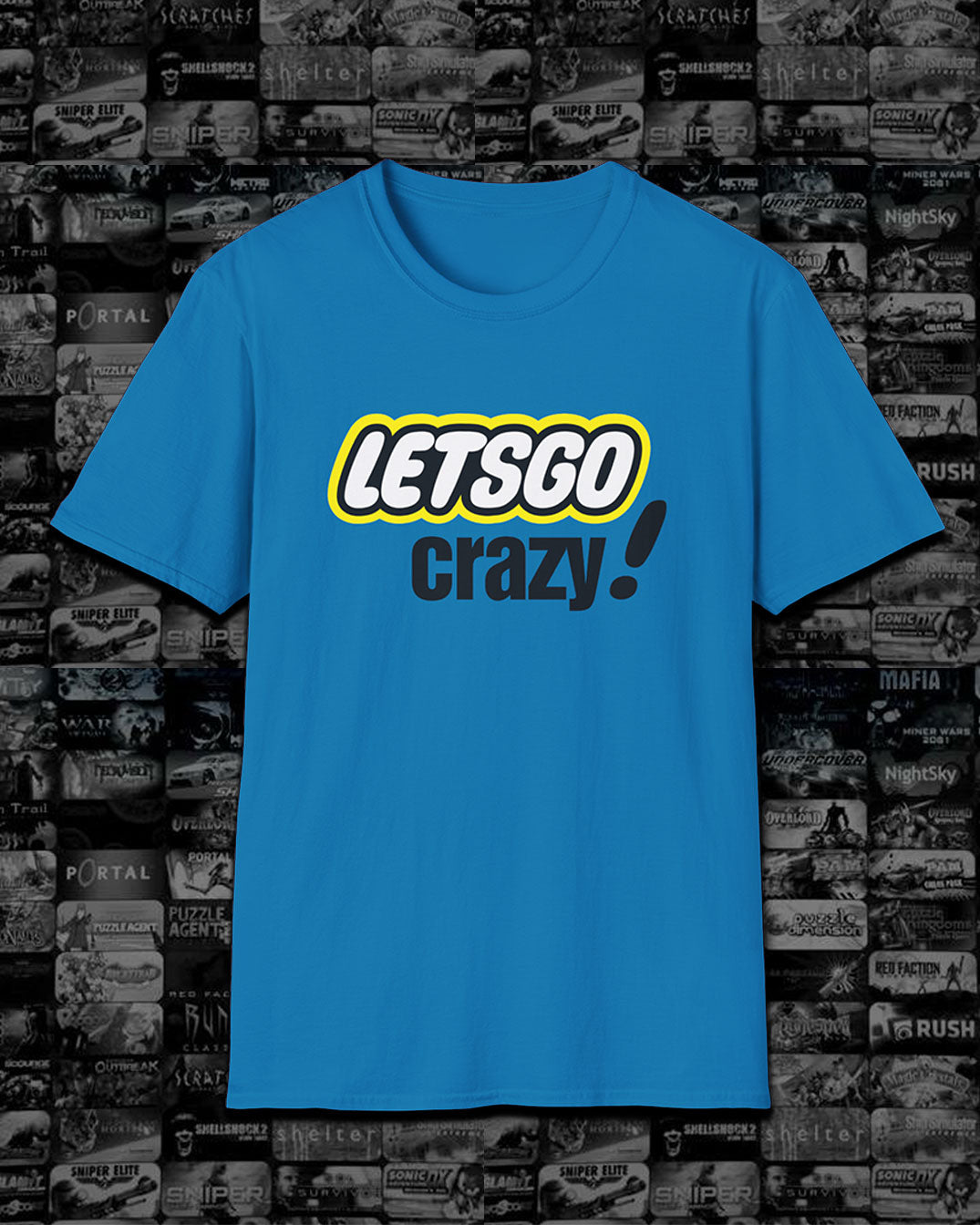 LETSGO Crazy Funny LEGO-Inspired T-Shirt for Fans!