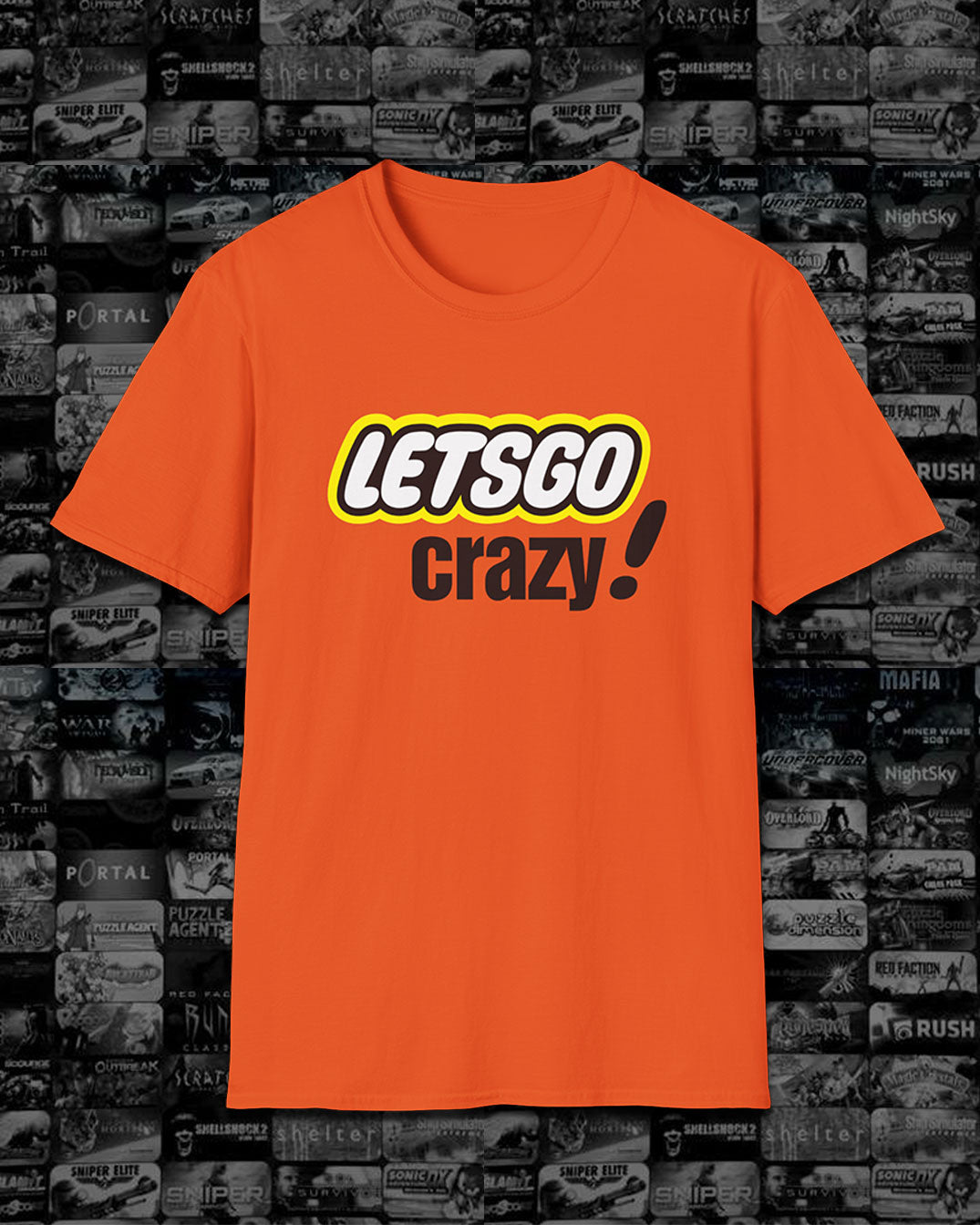 LETSGO Crazy Funny LEGO-Inspired T-Shirt for Fans!