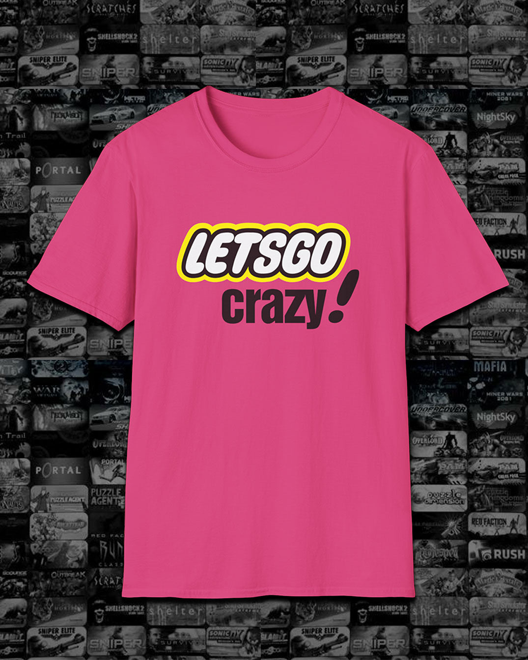 LETSGO Crazy Funny LEGO-Inspired T-Shirt for Fans!
