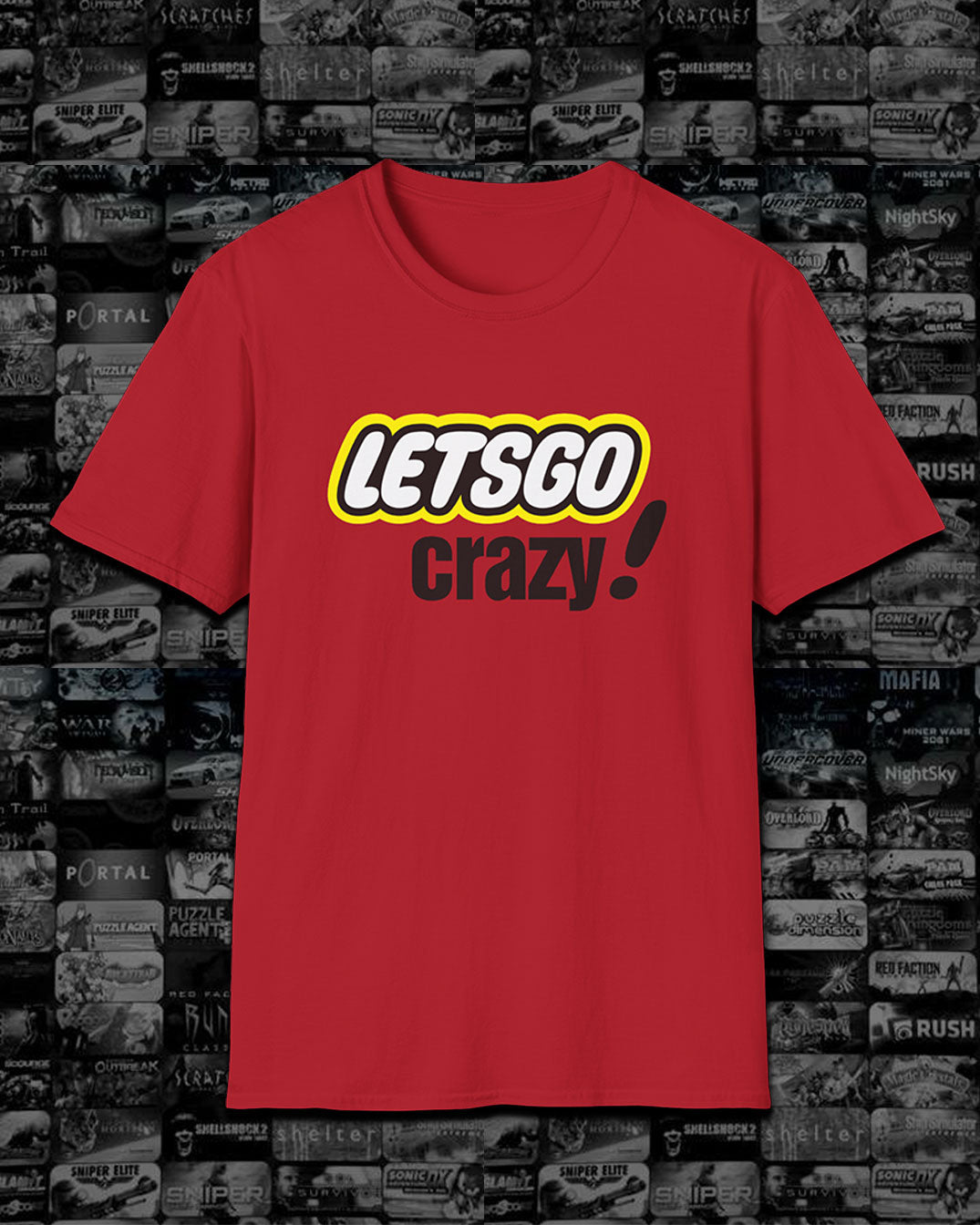 LETSGO Crazy Funny LEGO-Inspired T-Shirt for Fans!