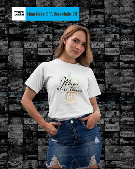 Monster Hunter Wilds Inspired T-Shirt for Gaming Mums