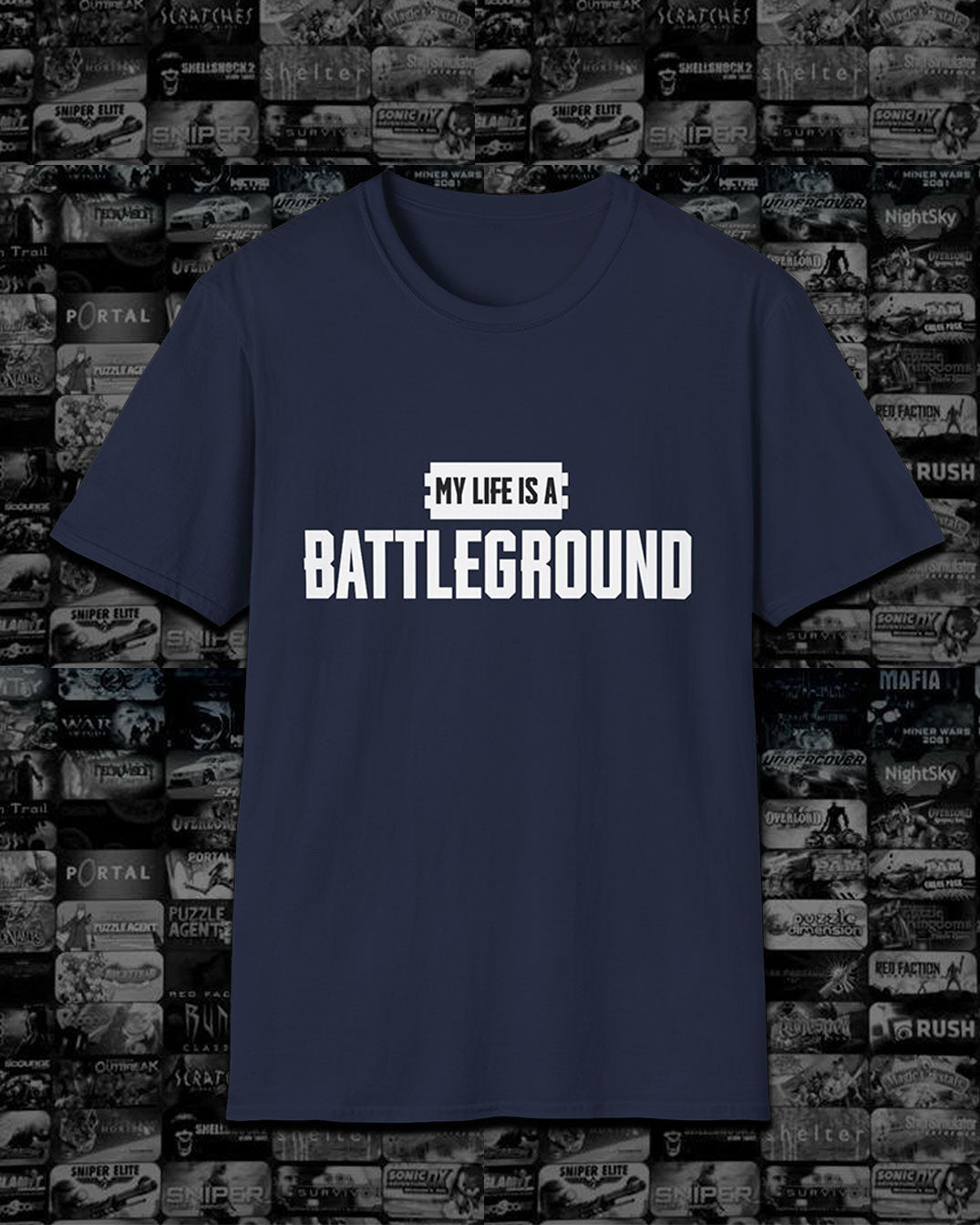 My Life is a Battleground, Battle Royale PUBG Unisex Tshirt