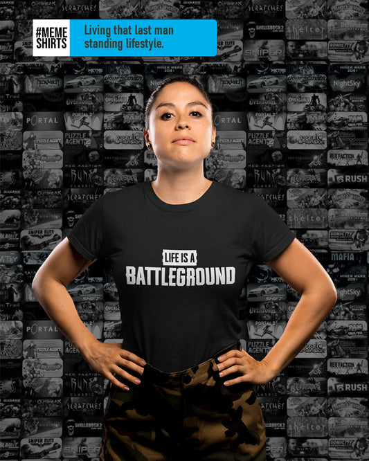 My Life is a Battleground, Battle Royale PUBG Unisex Tshirt