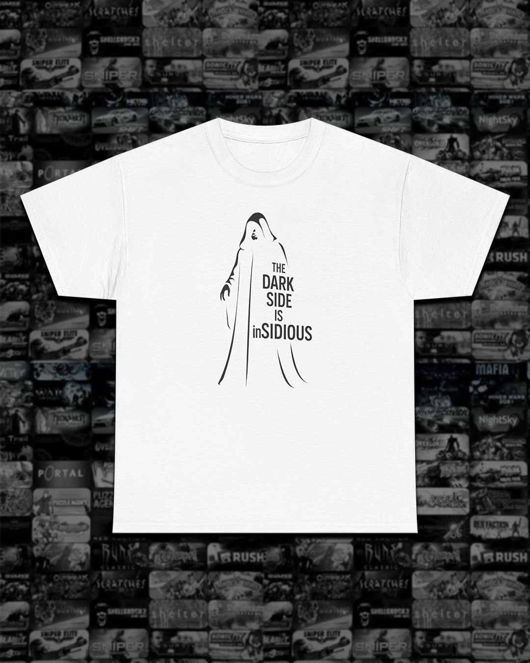 The Dark Side is inSIDIOUS T-Shirt - Star Wars Inspired Sith Pun Tee