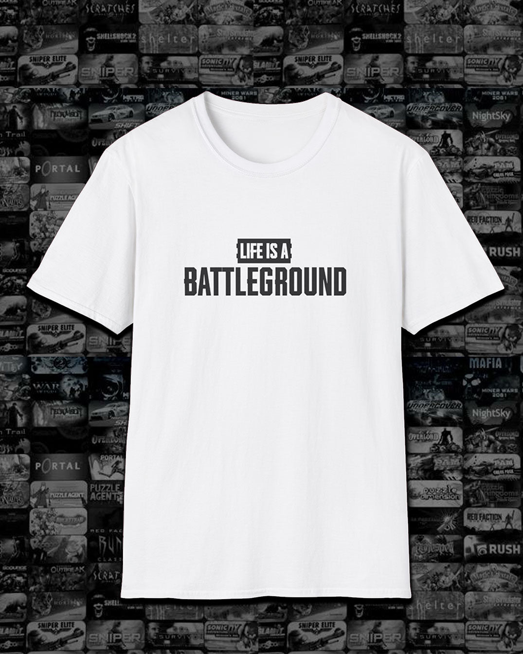 My Life is a Battleground, Battle Royale PUBG Unisex Tshirt
